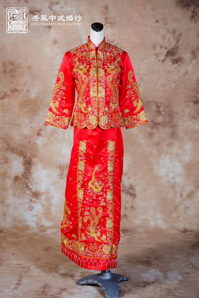 中式龍鳳褂,龍鳳褂,龍鳳褂推薦,龍鳳褂訂製,龍鳳褂出租,龍鳳褂款式,龍鳳褂價格,TSN103134